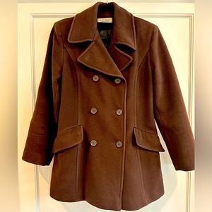 Calvin Klein double-breasted pea coat